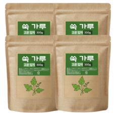 국산 쑥가루 100 % 고운가루 버전 국내산 쑥분말, 300g, 1개, 6개입