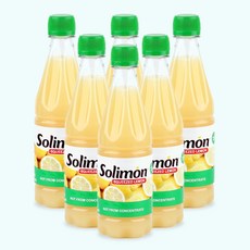 솔리몬 스퀴즈드 레몬즙, 500ml, 6개