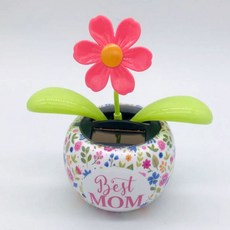 차량장식 태양열 노호혼, 1개, 꽃잎