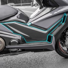 KYMCO AK550 2021 오토바이 탄소 섬유 보호 장식 스티커 키트 바디 플라스틱 부품 영역 액세서리