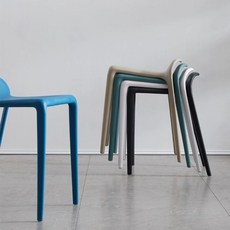 스툴 플라스틱 업소용 데이체어 카페 보조 야외용 낮은, 1인용, 강화 보증 30년