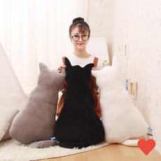 고양이인형 특이한동물 거실쇼파인테리어 갓샵 3color 예쁜쿠션, 1개, 화이트_45CM