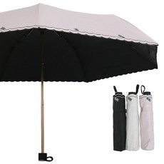 기라로쉬 3단 수동우양산-더블라인꽃암막 60252 (S0260)