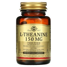 솔가 L-테아닌 프리폼 150mg 60 베지 캡 x2, 2개, 60정