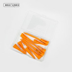 위드룸 지금까지 이런 골프티 는 없었다. 만능 높이조절 골프티꽂이, 10개, 주황색