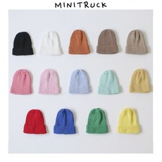 유아 봄 여름 얇은 작은 비니 14컬러 / 아기 파스텔 코튼 레옹 모자