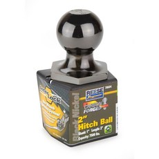 Reese 7060444 Interlock® 탄소 단조 트레일러 히치 볼 직경 5.1cm(2인치) 3.4kg(7 000파운드) 용량 2.5cm(1인치). 섕크 직경 5, Reese 7060444 Interlock® 탄소 단