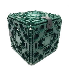 IDFR 多功能救車板 置物籃 汽車輪胎脫困板 刁車救援工具 綠色, 救車板-全綠款, 3302GN