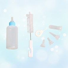 애견용품 소형견 신생아 젖병 젖꼭지 세트 강템, 1개