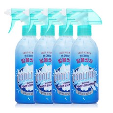 발을씻자 코튼풋샴푸 알래스카 빙하수 385ml 4개, 1개입