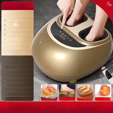 발 마사지기 3단계 발바닥 안마기 지압 발마사지 저소음, AI 테크 에디션 골드 9 마사지 5 발목 발등 3 바, 1개