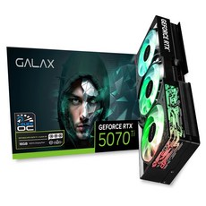 갤럭시 GALAX 지포스 RTX 50 시리즈 그래픽카드, RTX 5070 Ti OC D7 16GB 블랙