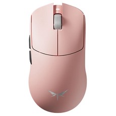 브이지엔 드래곤플라이 F2 마스터 에디션 3모드 연결 경량 무선 게이밍 마우스, 핑크 핑크