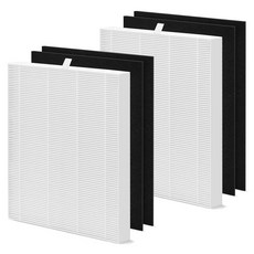 SOMEWAYTOP 코웨이 에어메가 AP-1216 공기 청정기 필터와 호환되는 AP-1216L 필터 교체 팩 부품 번호 AP-1216-FP 효율적인 2개와 탄소 프리 4개