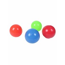 夜光吸頂球 黏黏球 沾沾球 投籃玩具 拋接球 解壓小物 兒童玩具, 1個, 4.5cm夜光粘靶球(顏色隨機),1個裝