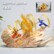 七龍珠 Sky Top 超二悟空vs魔化貝吉塔 GK雕像 高17CM 寬25CM, 1個, 悟空vs魔貝