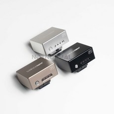 Medalight F1 GR 金屬版本 閃光燈 適用於XM5 FUJI GRIII 理光GR 四檔可調, 黑色, 1個