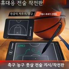 미니 작전 전술 보드판 작전판 축구 농구, 1개, 풋볼 전자모델 [풀필드] 8.5인치