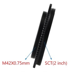 남성남성 링 어댑터 양면 나사산 천문 망원경 사진, 1개, 4. M42 to SCT