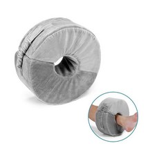 Zelen 발 높이 베개 발목 웨지 힐 엘리베이터 쿠션 발 지지 베개 의료용 발목 쿠션 발 압력 베드 아픈 궤양 수면 다리 받침대 높은 지지 폼 (미디엄 1개), Large