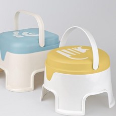 막팔아 스툴의자 야외용의자, 모델로 욕실의자 (원형 블루)