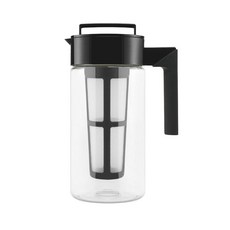 Takeya 아이스 티 메이커 특허받은 Flash Chill 기술 사용 미국산 940ml(1쿼트) 블랙, 1 qt, Black, 1개