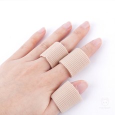 스텔라픽스 실리콘 손가락 핑거 인대 보호 커버 테이프 10CM 골프손가락보호대, 01) S