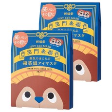 GPP 웃는집에 복이 와요 온열 아이 마스크 너구리, 2개, 3개입