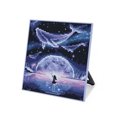 보석십자수 캐릭터 십자수 큐트 액자 그림 비즈 세트 스탠드형 20x20, DS94_(소)소녀의 꿈, 1개