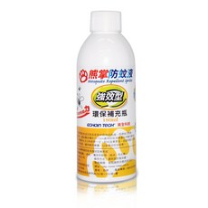 ECHAIN TECH 熊掌防蚊液 微涼型 PMD 檸檬桉醇, 1個, 強效補充瓶180ML