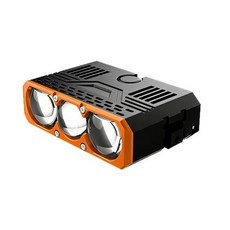 東邊科技 G5 LED大燈透鏡200W 12-24V, 白光 - 電磁閥 G5格柵燈 三眼 一隻價, 1個