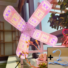 Sooogi植物燈花盆栽培用LED照明植物生長燈植物燈+(高級)蛇型插座, 1組