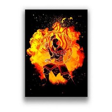 수채화 만화 게임 흰색 코팅 종이 인쇄 홈 장식 거실 침실 아트, 7. 26