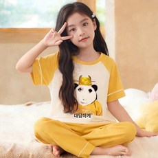마인크래프트 어린이 잠옷 남아용 여름 순면 반팔 파자마 세트 캐릭터 홈웨어 유아 키즈 초등 반바지 실내복 구성, #T53006# 대표 표정 팩
