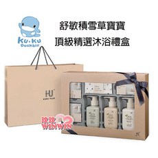 KU.KU 酷咕鴨 舒敏積雪草寶寶頂級精選沐浴禮盒, 1個