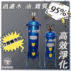 JUN WEI 精密過濾器 空壓機專用 高效油水分離 過濾水油雜質, 1個