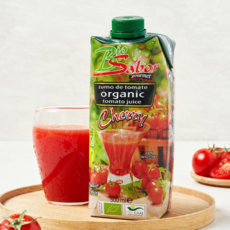 바이오사보르 유기농 착즙 방울 토마토 주스, 1개, 500ml