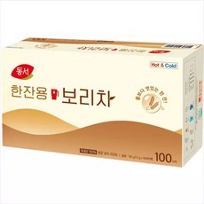 동서 한잔용 보리차 100T//2개구매시 1000원DCX넉넉한 유통기한, 1개, 100개입