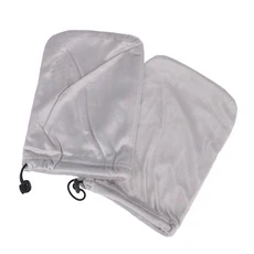 보온 장갑 적외선 치료 스파 스킨 케어 열 왁스 미튼 네일 파라핀 왁스 손 발 미트 1 쌍, 01 Grey