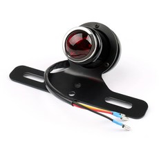 Cruiser Chopper Cafe Bobber 專用改裝後牌架，含牌照燈，極限超快感改裝，提升車輛外觀與夜間行駛安全, 1個