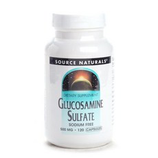 SOURCE NATURALS 氨基葡萄糖膠囊 500mg, 1個, 120 件