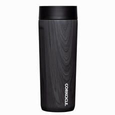 [360도원터치] 콕시클 커뮤터 텀블러 세라믹 보온 보냉 진공 tumbler, 1개, 500ml, 번트우드