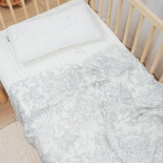 이몽 뜨왈드주이 인견 블랭킷 신생아 아기 여름 담요 이불, 블루