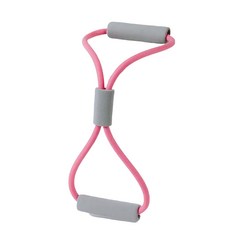 瑜珈彈力繩拉力帶 健身阻力帶 運動拉力器, 粉, 1個