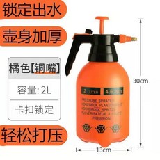 加厚高壓噴水壺 園藝澆花清潔消毒氣壓噴霧瓶, 1個, 2陞可裝4斤水加厚高壓銅噴嘴,加厚壺體霧化細膩一鍵噴水, N/A