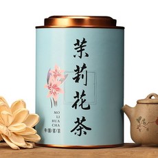 재스민차 자스민차 모리화차 꽃차 녹차 원산지 중국, 캔포장 (순함량 350g), 1개, 1개