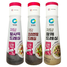 청정원 저당 드레싱 발사믹 + 오리엔탈 + 참깨, 1개, 320g