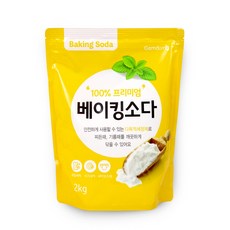 감동 베이킹소다 2kg 과일세척 세척제 리필 주방세제 천연세제, 1개
