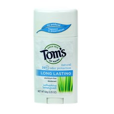 Tom's OF MAINE 24小時持久除臭劑, 檸檬草, 1個, 64克