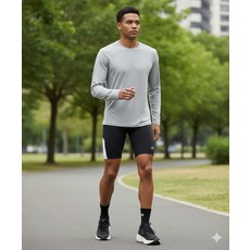 뉴발란스 NBNSG26201 / MEN RC 포켓 9인치 하프레깅스 (BLACK) L7K3